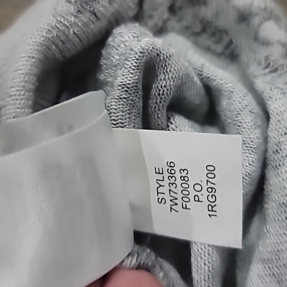 Lucky Brand Long Sleeve Cloud Jersey Scoop Neck Lightweight Star Sweater Size M - Picture 12 of 17